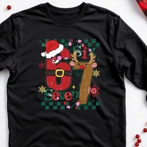 67 Christmas T-shirt Women or Men Any Size S M L XL XXL Black or any color